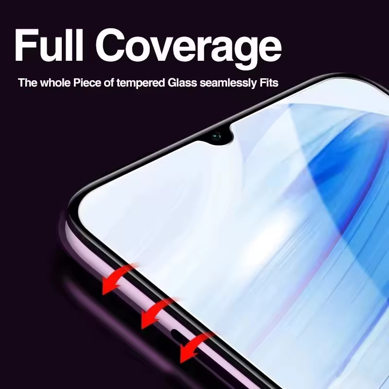 3-teiliges gehärtetes Glas Displayschutz-Set für Xiaomi Redmi Note 12 Pro 11 11S 10 10S 9 9S 9C 9A Max 8 8T 7 6 in Transparent - Bild 4