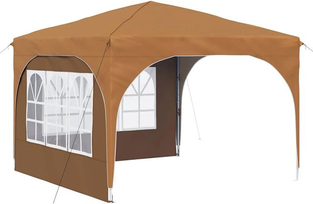 vidaXL Pop-Up Partyzelt Beige B/T/H: 290 x 290 x 245 cm - Bild 1