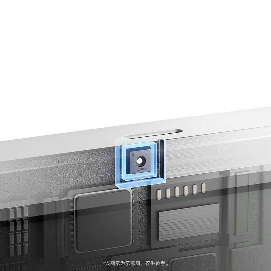 MIJIA Smart Temperatur- und Feuchtigkeitssensor 3 Mini Digitales Hygrometer in Weiß für die Mi Home App (Region China) - Bild 3