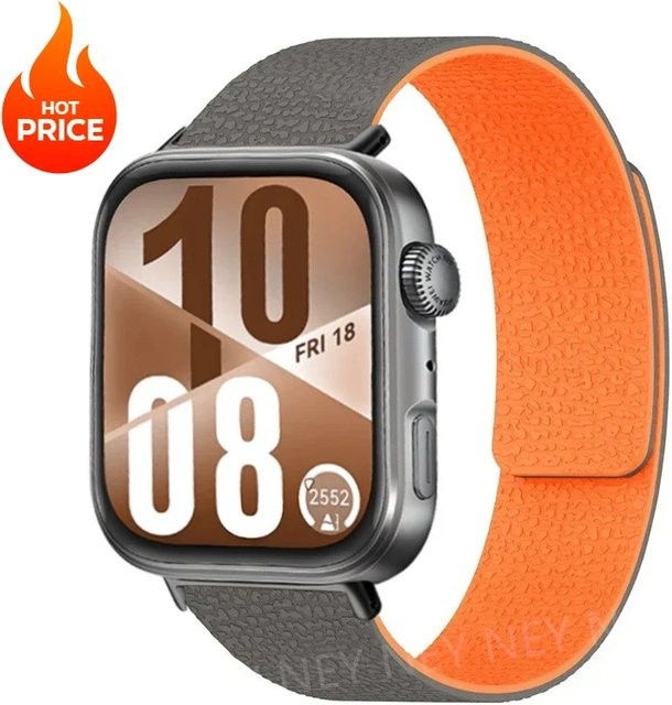 NEY Uhrenarmband Silikon, orange, Huawei Watch Fit 4 Pro, Fit 3, Fit 4 - Bild 1