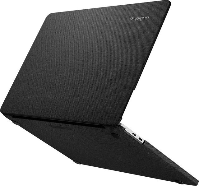Spigen Schutzhülle für MacBook Pro 13 Zoll M1, M2 (A2338, A2251, A2289) mit Überhitzungsschutz in Schwarz und Grau - Bild 1