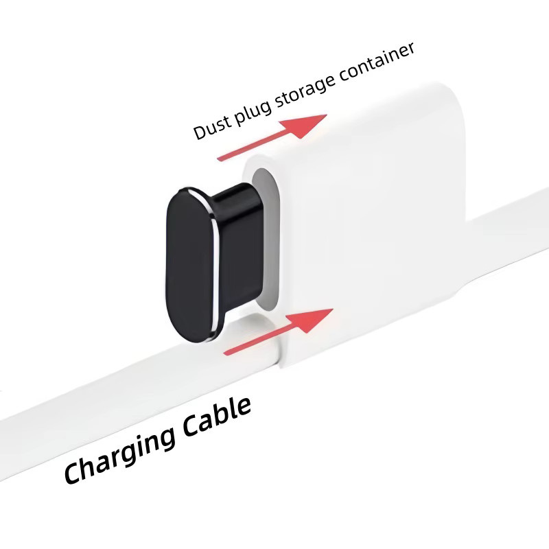 Metall-Staubschutz für Samsung Galaxy S26 Ultra S25 S24 Serie mit Aufbewahrungsbehälter, USB-C Schutzkappen, Farbe: Grau - Bild 4