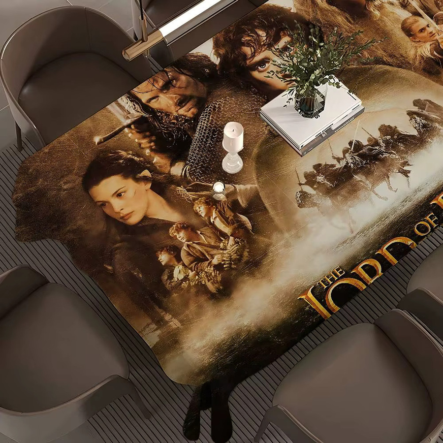 Wasserdichte und ölbeständige Tischdecke Potdemiel im Fantasy-Design für Nachttisch und Kaffeetisch - Bild 3