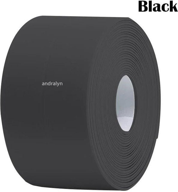 Selbstklebendes PVC-Dichtungsstreifenband von Warm home textiles, wasserdicht und schimmelresistent für Badezimmer und Küche, Breite: 2,2 cm, Länge: 1 m - Bild 1