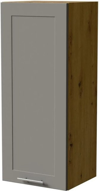 Feldmann-Wohnen Hängeschrank Oslo W4/40 in Eiche Artisan und Dust Grey Matt, B/T/H: 40 x 32,5 x 96 cm - Bild 1