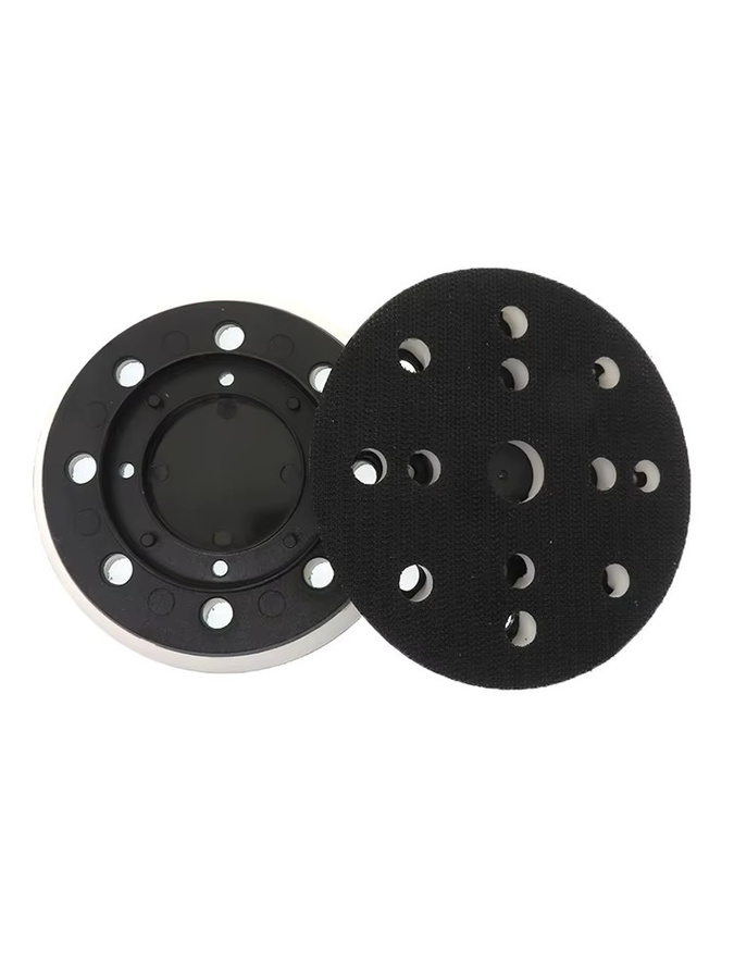 Schleifpad für Exzenterschleifer mit 8 Löchern, Durchmesser: 125 mm, Farbe: Schwarz - Bild 5