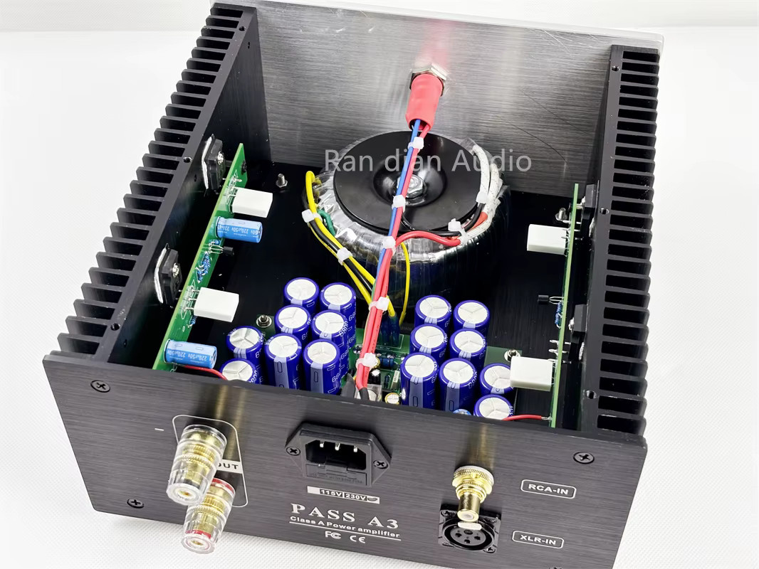 Pass Labs HIFI PASS A3 Mono Single-Ended Pure Class A Leistungsverstärker in Schwarz mit 30W Leistung und RCA & XLR Anschlüssen - Bild 4