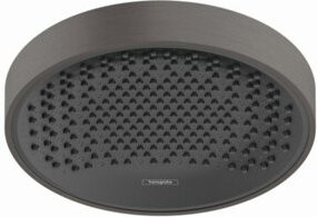 Hansgrohe Rainfinity 250 Kopfbrause für Wand- oder Deckenmontage in Brushed Black Chrome, rund mit Anti-Kalk-Funktion - Bild 1