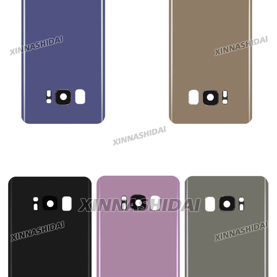 Samsung Galaxy S8 G950F Ersatzgehäuse Batterieabdeckung Hintertür in Schwarz und Multicolour (refurbished) - Bild 2