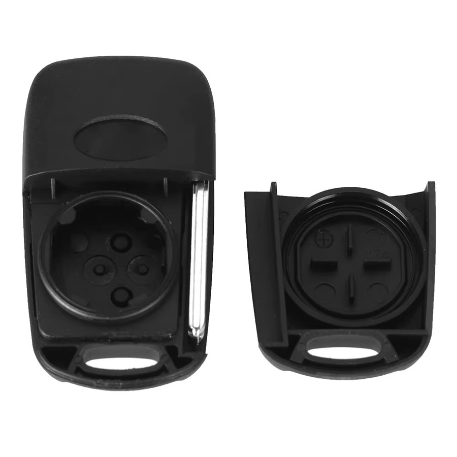Keyyou 3-Tasten Flip Folding Auto Remote Key Shell Fall Anhänger Abdeckung für Kia K2 K5 Sorento Sportage und Hyundai i20 i30 ix35 Avante in Schwarz - Bild 3