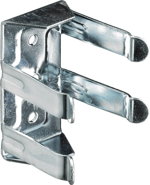 Hettich Clip für Sockelverstellfuß in Chrom, Stahl, B/T/H: 58 x 30 x 28 mm - Bild 1