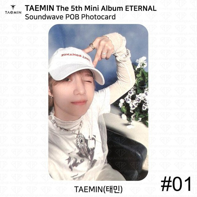 SHINee Taemin Das 5. Mini-Album ETERNAL mit POB Fotokarte Multicolor - Bild 1