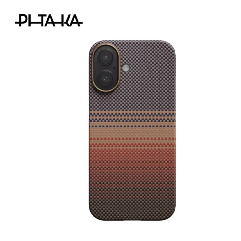Pitaka Kevlar Wireless Charging Back Cover Case für iPhone 17 in Multicolour - Bild 4