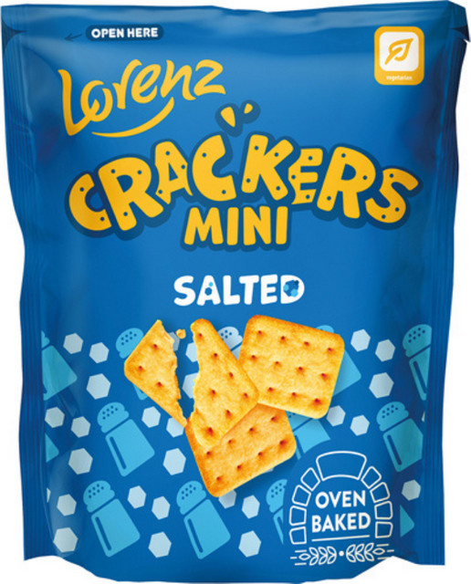 Lorenz Crackers Mini Salted 100 g - Bild 1