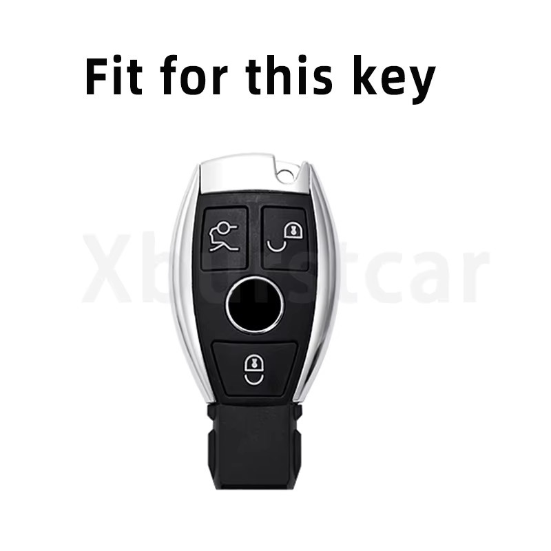 Xburstcar Smart Shell Schlüsselhülle für Mercedes Benz CLA CLS GLA GLC GLE GLS A B C E S Klasse C200 C300 E350 E260L W205 Fernbedienung Abdeckung - Bild 2