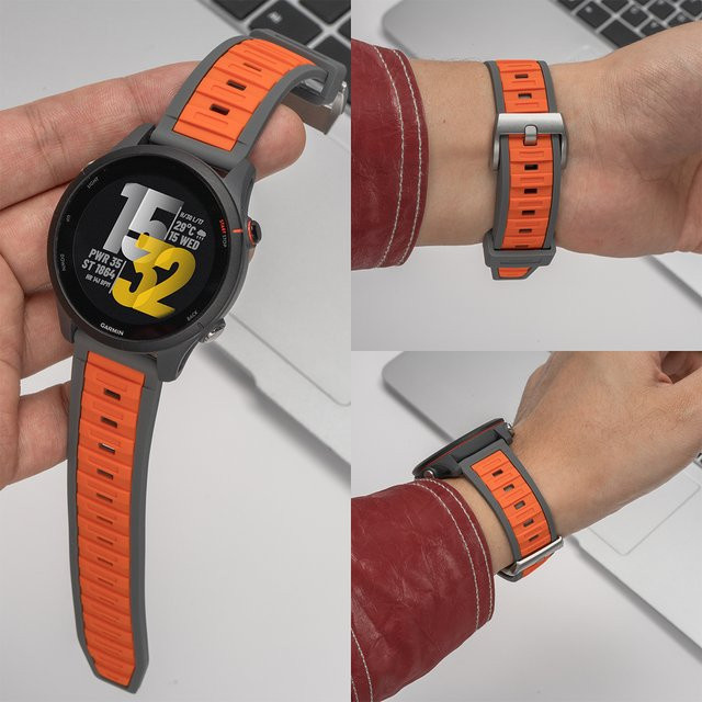 CAOWTAN Uhrenarmband Silikon, Zweifarbig, Unisex - Bild 1