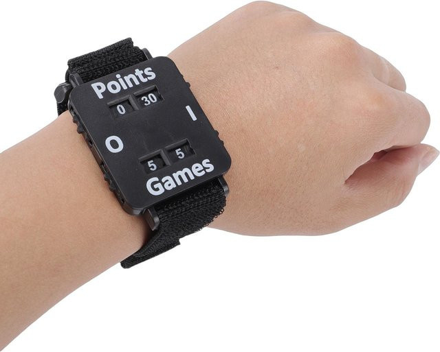 Tennis-Spielstand Armband, black, Unisex - Bild 1