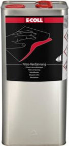 E-COLL Nitro-Verdünnung im 12 l Kanister, silberfarben, lösemittelbasiert - Bild 1