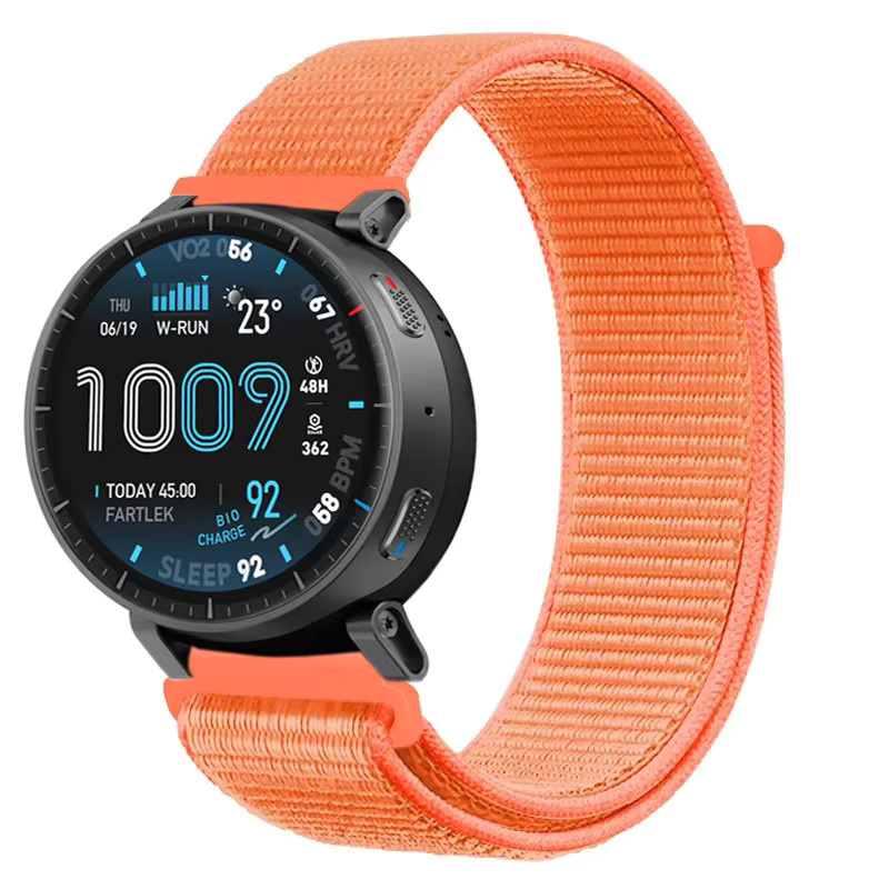 Amazfit Uhrenarmband Nylon, Schwarz, Unisex - Bild 3