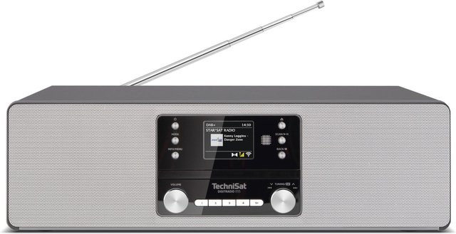 DigitRadio E55 CD/Radio-System in Silber mit Bluetooth, USB, DAB+, FM und Internetradio - Bild 1