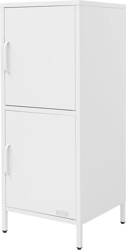 ML-Design Aktenschrank aus Stahl in Weiß mit 2 Türen, B/T/H: 40 x 40 x 101,5 cm - Bild 1