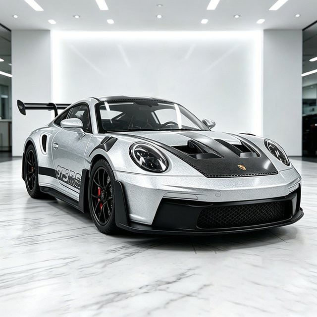 WELLY 911 GT3 RS Supersportwagen Modellauto, 1:24, mit Sound und Licht - Bild 1