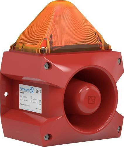 Pfannenberg Optisch-akustischer Signalgeber PA X 5-05 24 DC AM in Orange mit 105 dB und 24 V/DC - Bild 1