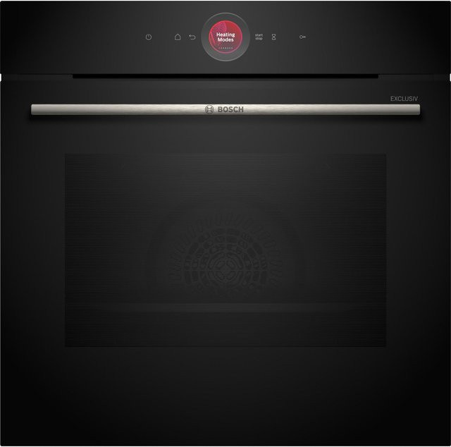 Bosch Serie 8 Einbaubackofen HBG774KB1F in Schwarz mit 71 l Volumen, WLAN, pyrolytischer Selbstreinigung und Pizza-Stufe, Breite: 59,4 cm - Bild 1
