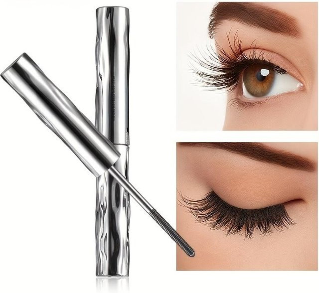 WishLucky Mascara, schwarz, Wimperngrundierung beige - Bild 1