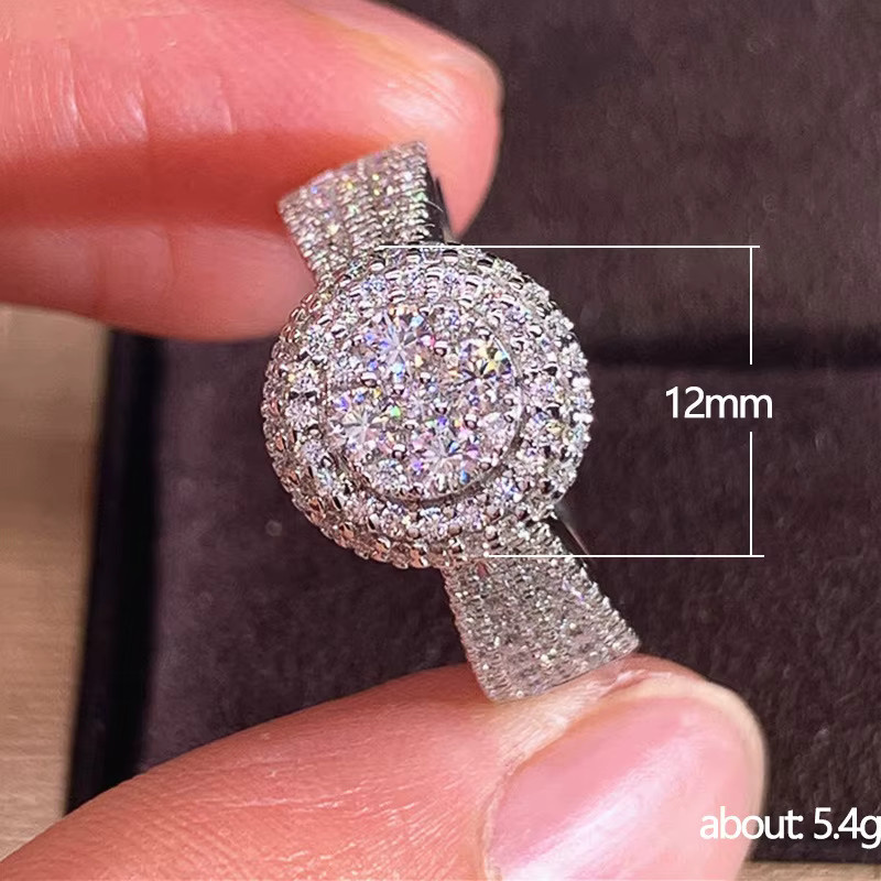 Huitan Damenring, Schleifendesign, Zirkonia, Silber - Bild 3