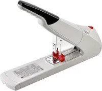 NOVUS Blockheftgerät B 56 Heavy Duty in Grau und Weiß mit 23/8 Klammern - Bild 1