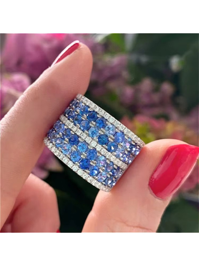 YoYo Ring, silberbeschichtet, Zirkonia, Damen und Herren - Bild 4