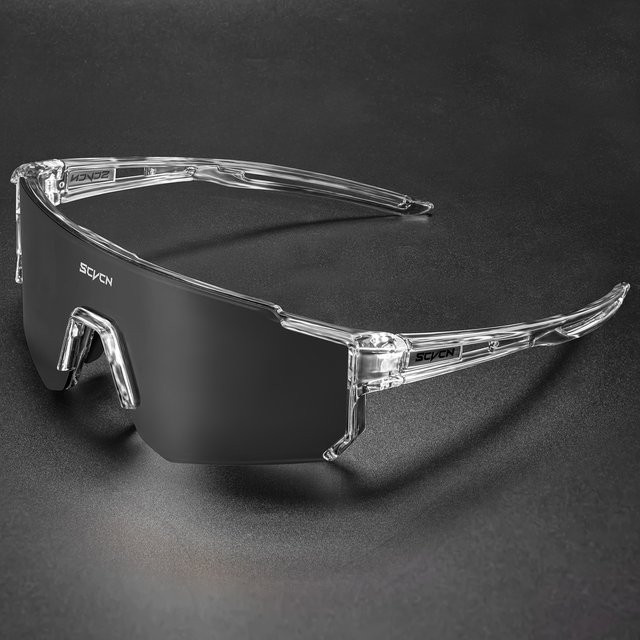 SCVCN Sportsonnenbrille, Unisex, Vollrand, Wrap - Bild 1