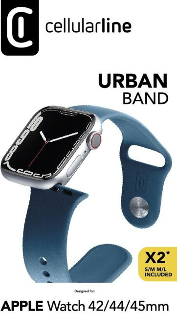 CellularLine Uhrenarmband Silicon, Blue, Unisex - Bild 1