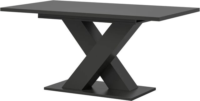 Ausziehbarer Esstisch Inn.Furn in Grau, modern und rechteckig, Breite: 150 cm bis 190 cm - Bild 1