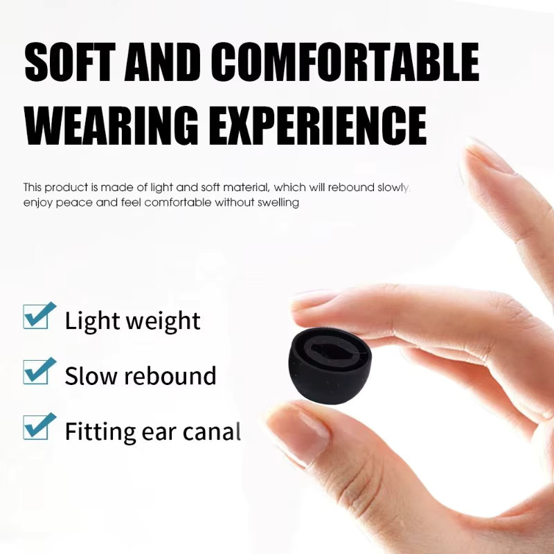 Silikon-Ersatz-Ohrstöpsel für Samsung Galaxy Buds Pro in Weiß, In-Ear Ohrkappen zur Geräuschreduzierung, Größen S, M, L - Bild 3