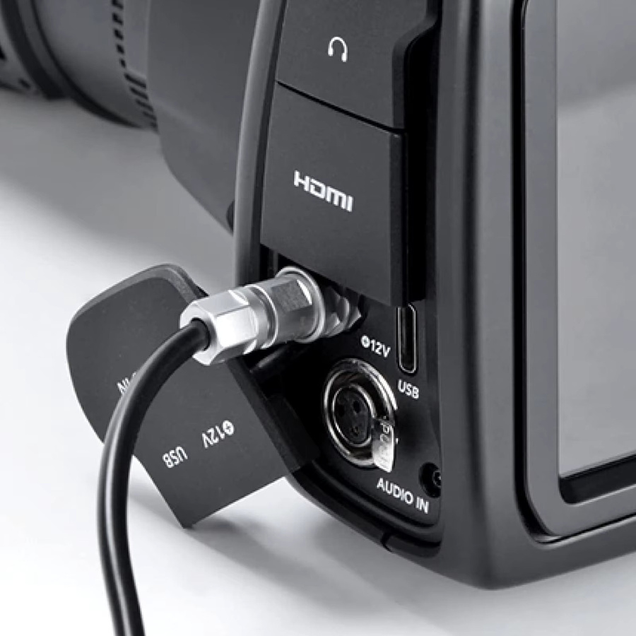 Probty 12V Netzteiladapter für Sony NP-F970 Akku, passend für BMPCC 4K/6K Kamera, Schwarz - Bild 3