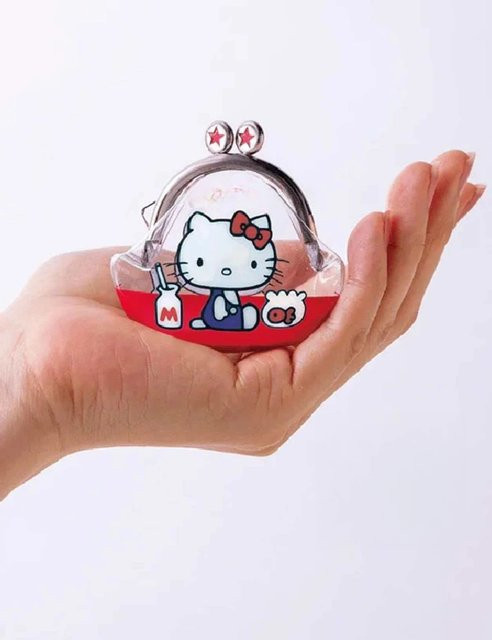 Kt Cat Sanrio Mini-Figur, Kawaii Schlüsselanhänger, Kunststoff - Bild 1