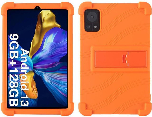DOOGEE T20 Mini Tablet-Schutzhülle mit vollem Rand und Ständer in Orange - Bild 1