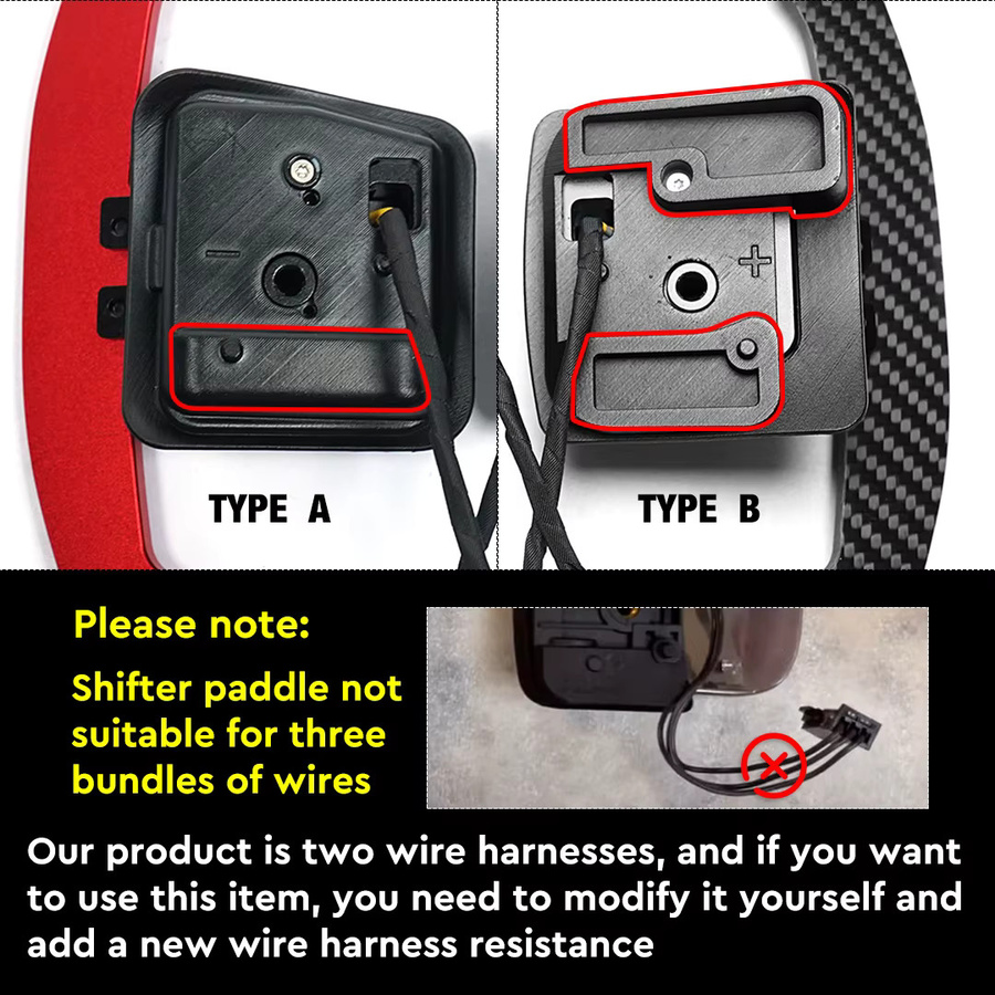 TDD Carbonfaser-Magnetschaltwippen in Schwarz für BMW E90 M3 E92 M3 E93 M3 X5M X6M E70 E71 Lenkrad-Schaltwippen - Bild 2