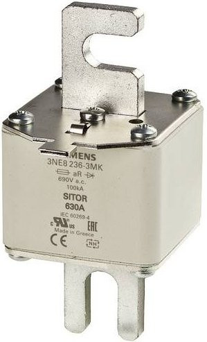 Siemens 3NE82303MK Sicherungseinsatz, 3 Stück, Farbe: Silber, 1315A, 690V - Bild 1