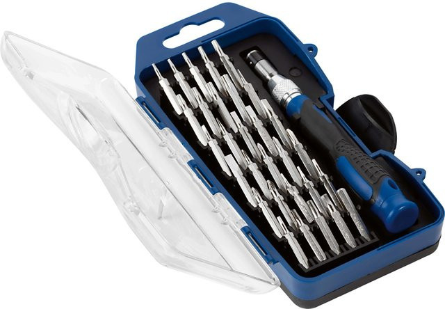 LUX-TOOLS Präzisions-Bitsatz Classic 32-teilig in Blau - Bild 1