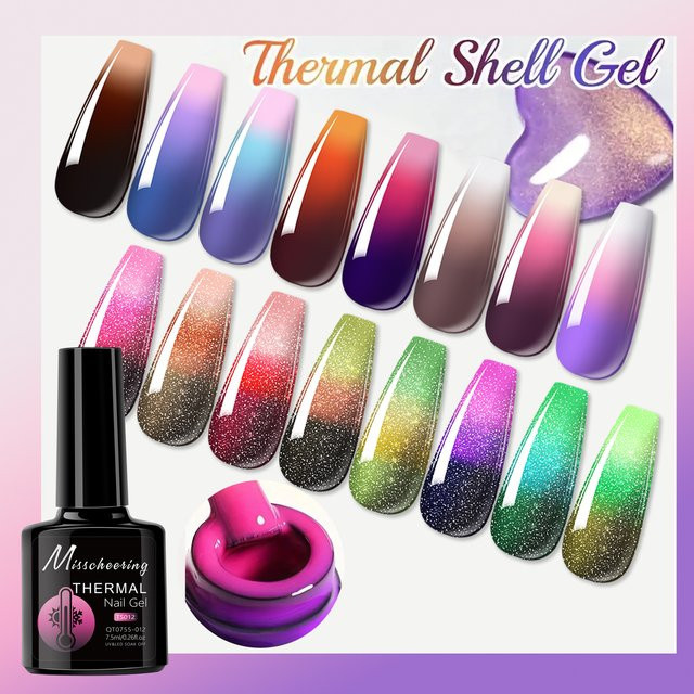Misscheering Aurora-Thermo-Nagellack, 7,5 ml, Glänzend, Gel, 04 - Bild 1