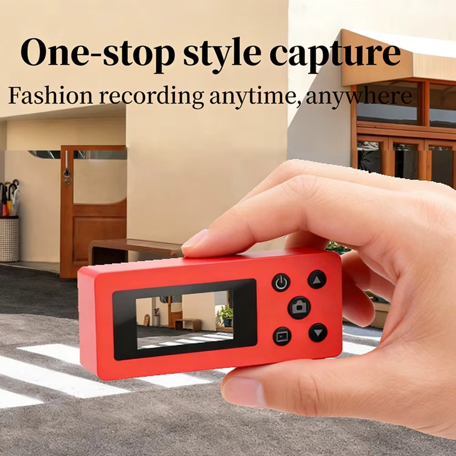 Magecam Mini-Actionkamera als Daumen-Schlüsselanhänger in Schwarz mit 1080P Videoauflösung und 0,96 Zoll Display - Bild 3