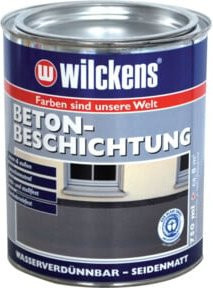 wilckens Betonbeschichtung RAL7001 Grau wasserbasiert seidenmatt 750 ml - Bild 1
