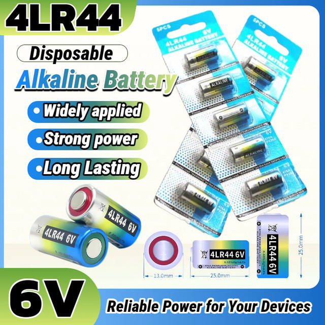 Koonenda 4LR44 6V Alkaline-Batterie für Autofernbedienungen und Hundetrainingshalsbänder Ersatz für 476A L1325 2CR1-3N CR28L 1406LC 2CR11108 - Bild 1