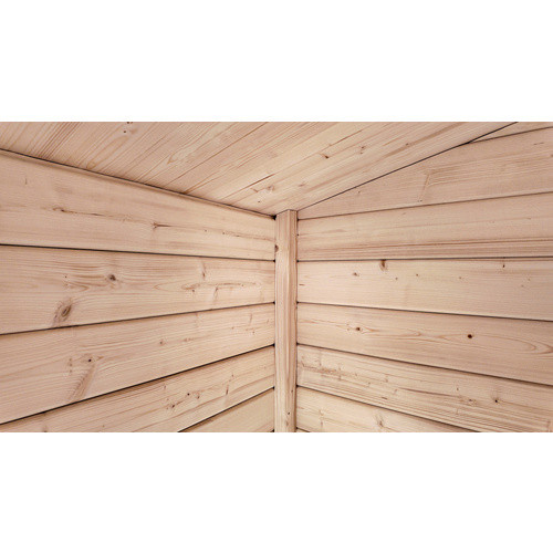 Weka Holz-Gartenhaus Killarney mit Satteldach in Natur Unbehandelt B/T/H: 263 x 261 x 241 cm - Bild 2
