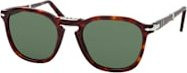 Persol PO 3345S Sonnenbrille, Vollrand, quadratisch, Kunststoff, Unisex, braun, grün - Bild 1