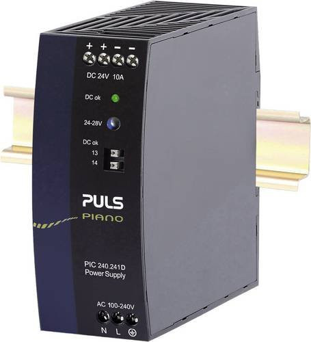 PULS PIC240.241D Hutschienen-Netzteil 24V 10A 240W Schwarz - Bild 1