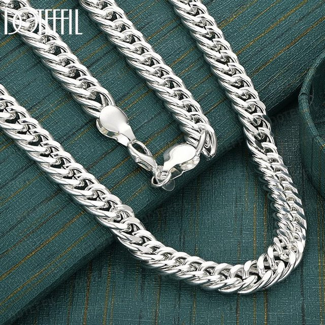 DOTEFFIL Halskette 925 Sterlingsilber, Panzerkette, 60 cm, Unisex - Bild 1